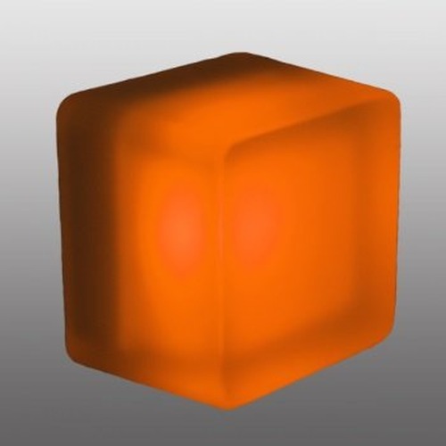 Zapuštěná - AM 114118 LED svítidlo Magnum kostka oranžová 0,88W 600-609nm 12V DC IP68 - AMVIS - foto 1