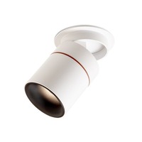 Bodová - RED R14239 AUGUSTA zápustná bílá/černá 230V LED 12W 36° 3000K - RED - DESIGN RENDL