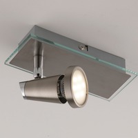 Bodová - FAN SPOT-MIAMI 01 Spotové svítidlo SPOT LED MIAMI chrom/nikl 1xGU10 LED 5 W 400 LM 2700 K 16,5x7x14,5 cm - FANEUROPE