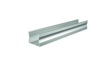 Al profily k přisazení - IMPR 970202 Reprofil U-profil vysoký AU-02-20 stříbrná elox 3000 mm - DEKOLIGHT