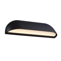 Nástěnná - NOR 84081003 Venkovní nástěnné svítidlo Front 26 1x9,8W LED černá opál - NORDLUX