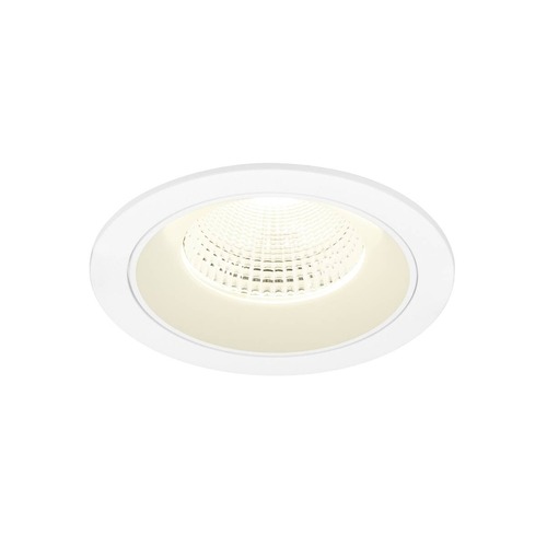 Kruhová - LA 1009808 NUMINOS® L Stropní vestavné svítidlo, 4000 K, 55°, IP20, kulaté, bílé - BIG WHITE (SLV) - foto 1