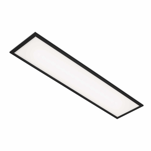 Hranatá - BRILO 7067-015 Slim svítidlo LED panel, 100 cm, 22 W, černá - BRILO - foto 1
