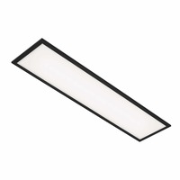 Hranatá - BRILO 7067-015 Slim svítidlo LED panel, 100 cm, 22 W, černá - BRILO