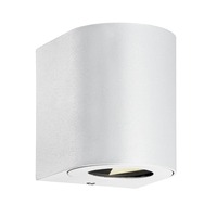 Nástěnná - NOR 49701001 Venkovní nástěnné svítidlo Canto 2 2x6W LED bílá čirá - NORDLUX