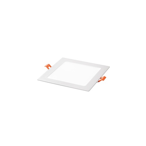 Hranatá - FAN INC-FLAP-12CCT Zápustné svítidlo LED Flap, bílá, hliník, 12 W, 1260 lm, CCT, 1,85 x 16,6 x 16,6 cm - FANEUROPE - foto 1