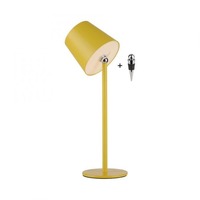 Stolní lampy dekorační - LD 19251-81 Nabíjecí svítidlo na láhev, s přídavnou nohou, žlutá, 3000K - JUST LIGHT