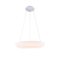 LED přívěšek - LED závěsné světlo bílé kulaté