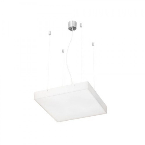 Hranatá - RED R10629 STRUCTURAL 40X40 závěsná satinované sklo 230V 2G11 2x24W - RED - DESIGN RENDL - foto 1