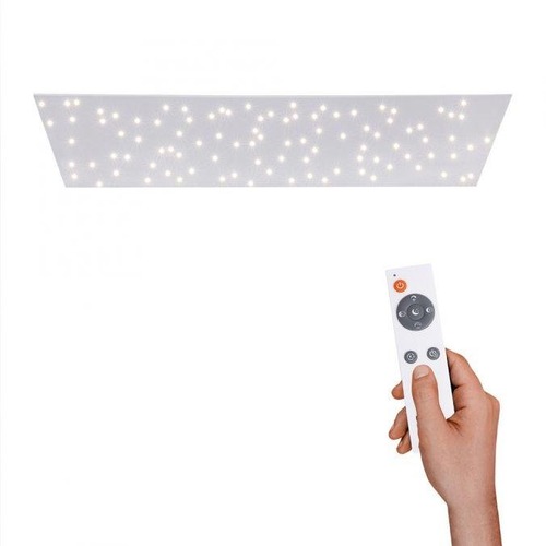 Dekorativní - LD 14672-16-O SPARKLE LED stropní svítidlo v bílé s hvězdným nebem a nastavitelou barvou světla 2700-5000K - LEUCHTEN DIREKT / JUST LIGHT - foto 1