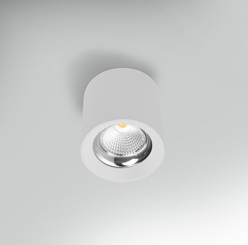Downlight - CEN RNDBI-109030 Stropní svítidlo LED RONDO bílé pr.90x90mm 10W 230V 3000K 45d IP20  - CENTURY - foto 1
