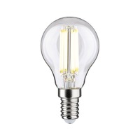 E14 - P 29198 Eco-Line Filament 230V LED kapka E14 82mm 2,5W 4000K čirá - PAULMANN