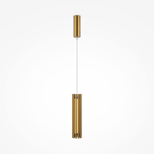 Válec - M MOD410PL-L12BS3K Závěsné svítidlo Sonata 3000K 12W teplá bílá 330lm černý hliník - MAYTONI - foto 1