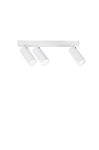 Bodová - FAN SPOT-PLAUTO-3-BCO LED spot Plauto (bílý, ocel + hliník) 3 x GU10 - FANEUROPE - foto 1