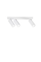 Bodová - FAN SPOT-PLAUTO-3-BCO LED spot Plauto (bílý, ocel + hliník) 3 x GU10 - FANEUROPE