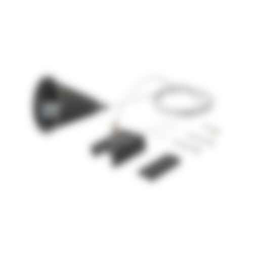 Lišty a příslušenství EUTRAC - FAN LED-RAIL-S-1,5-DA-NER 3‑fázový systém RAIL sada 4 kabelů 1,5 m pro závěsné svítidlo šestivodičového DALI lištového systému, černá - FANEUROPE - foto 1