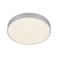 Kruhová - BRI 7074414 LED stropní svítidlo hvězdné nebe, pr. 28,7 cm, 21 W, stříbrná (starý kód: BRI 7074-414) - BRILONER