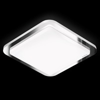 Hranatá - STEIN 052522 Stropní / nástěnné svítidlo RS LED D1 se senzorem 9,5W IP20 chrom - STEINEL