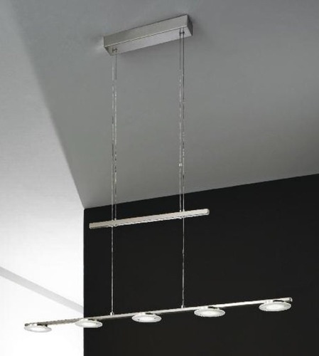 Vícečetná - OR HL 6-1564/5 Závěsné svítidlo 5x5W LED chrom, satin sklo, stmívací, 90-150cm - ORION - foto 1