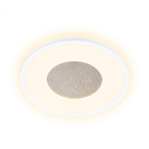 Kruhová - BRILO 3849016 Sufit Kristal LED stropní svítidlo ploché, třpitkový dekor, přímé a nepřímé osvětlení, bílé - BRILO - foto 1