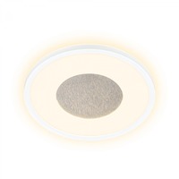 Kruhová - BRILO 3849016 Sufit Kristal LED stropní svítidlo ploché, třpitkový dekor, přímé a nepřímé osvětlení, bílé - BRILO