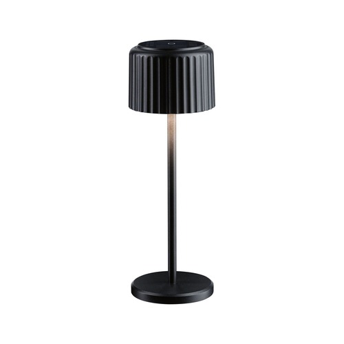 Stolní lampy dekorační - P 94878 Solární nabíjecí bateriové svítidlo Else IP44 stmívatelné 2700K černá - PAULMANN - foto 1