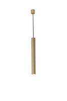 Subtilní - FAN I-LORD-S50-ORO Závěsné svítidlo Lord zlatý kov/hliník, 1 x GU10, 25 W, 5.6 x 255 cm - FANEUROPE