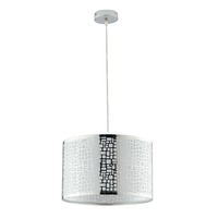 Kruhová - FAN I-MAYA/S35 Závěsné svítidlo Maya, chromové, 1 x E27, 35 x 35 x 100 cm - FANEUROPE