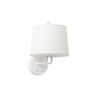 Dekorativní - FARO 24030-01 MONTREAL nástěnná lampa, bílá - FARO