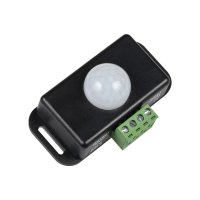 Pohybová čidla - Pohybové čidlo PIR8 12-24V černé