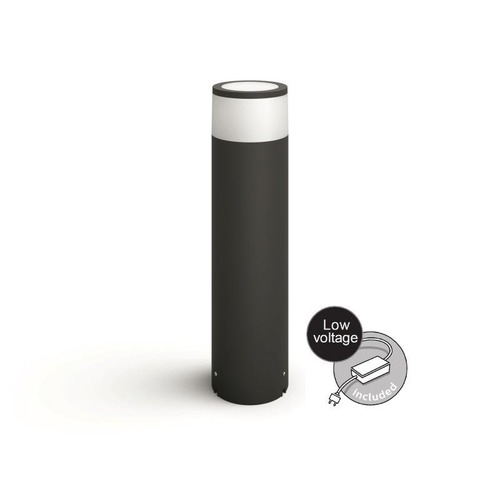 SmartHome Paul Neuhaus - PH 17451/30/P7 Hue LED White and Color Ambiance Venkovní sloupkové svítidlo Philips Calla 17451/30/P7 černé 40cm 2200K-6500K RGB - PHILIPS HUE (915005758001) - foto 1