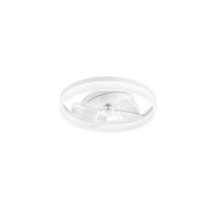 Ventilátory - FAN LED-ESPERO-FAN Stropní svítidlo ESPERO s ventilátorem, hliník/akrylát bílá, 30 W, 4800 lm, CCT, 50 x 11,5 cm - FANEUROPE