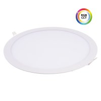 LED panely kruhové - LED panel 24V 36W RGBCCT 24KW36 kulatý