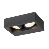 Nástěnná - LA 1006314 ESKINA FRAME WL double nástěnné přisazené svítidlo antracit 27 W 2200/2400 lm 3000/4000 K CRI80 95° - BIG WHITE (SLV)