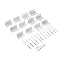 Pro LED panely - FAN LED-PANEL-STAFFE Příslušenství  - sada 6 ks montážních úchytek - FANEUROPE