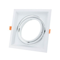 Spotřební materiál a příslušenství - Obdélníkový 1 * Kroužek nastavitelný pro AR111 2ks / Box