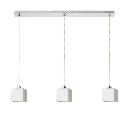 Vícečetná - RED R14021 DADOS III 80 závěsná opálové sklo/matný nikl 230V E27 3x11W - RED - DESIGN RENDL - foto 1