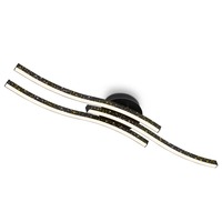 Dekorativní - BRILO 3718-035 LED nástěnné a stropní svítidlo, 80,5 cm, 19 W, 700 lm, černá - BRILO