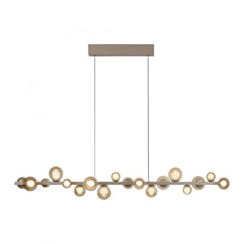Dekorativní - PN 2558-97 LED závěsné svítidlo PURE, bronzová, elektricky nastavitelná výška, ovladač, stmívatelné 2200-5000K - PAUL NEUHAUS - foto 1