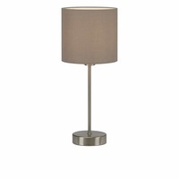 Stolní lampy dekorační - BRILO 7002-011 Stolní lampa, max. 25 W, 38,5 cm, taupe - BRILO