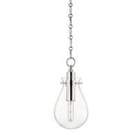 Koule - HVLG BKO101-PN-CE Závěsné svítidlo IVY ocel/sklo nikl/čirá E27 1x5W - HUDSON VALLEY