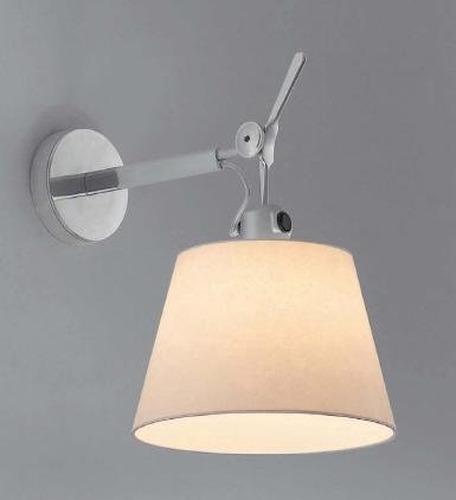 S ramenem - AR 1186010A Nástěnné svítidlo Tolomeo 1x150W leštěný hliník bez stínidla - ARTEMIDE - foto 1