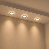 Kruhová - BRILO 7988036 Gima 3ks sada LED vestavné bodové svítidlo, 3 krokové ovládání, bílé - BRILO