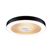 Kruhová - P 71180 LED stropní svítidlo Volea IP44 3000K / 230V 4 / 18,5W stmívatelné černá/zlatá - PAULMANN