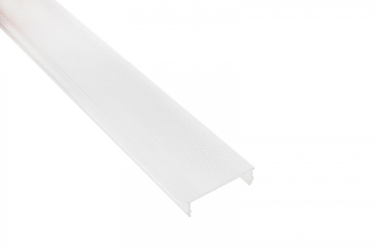 Plexi pro Al profily - IMPR 988101 Deko-Light profil kryt, PLANO MS kryt ploché mikroprisma 2500 mmch, hloubka 2 - LIGHT IMPRESSIONS - foto 1