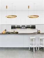 Kruhová - NV 9345643 Závěsné svítidlo MORBIDO zlatý mosazný hliník a akryl LED 60W 230V 2700K - 4000K IP20 vč. dálkového ovládání stmívatelné Tuya - NOVA LUCE