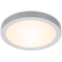 Kruhová - BRI 7141-014 LED stropní svítidlo, pr. 30 cm, 21 W, matný chrom - BRILONER