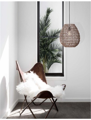Koule - NV 9587131 Závěsné svítidlo GRIFFIN závěsné svítidlo, železo a papír, přírodní barva 1x12W E27 - NOVA LUCE - foto 1
