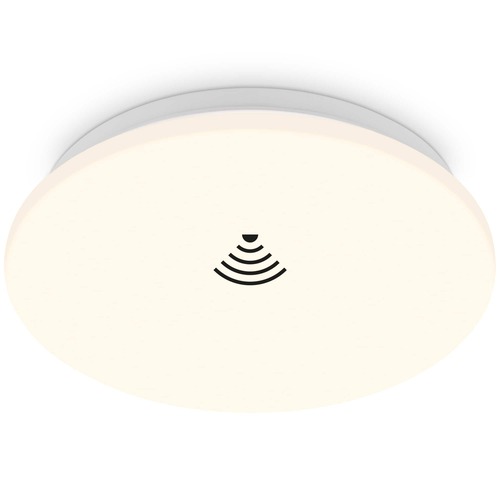 Kruhová - BRILO 3897016 LED stropní svítidlo s čidlem, 26 cm, 12W, 1190lm, bílé - BRILONER - foto 1