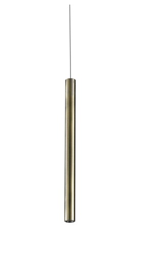 Subtilní - FAN LED-OBOE-SC BRO Závěsné svítidlo 3‑fázový systém LED BINARIO OBOE bronz hliník 3,5 W 240 lm 3000 K 185 x 2,5 cm - FANEUROPE - foto 1